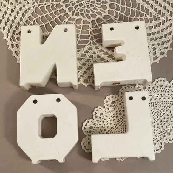 Vintage Noel Christmas Candle Holders Set In Original Box Lipper & Mann - Picture 7 of 16